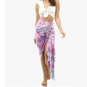 Women's Tie-Dye Swim Sarong